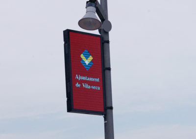 LED banner in La Pineda