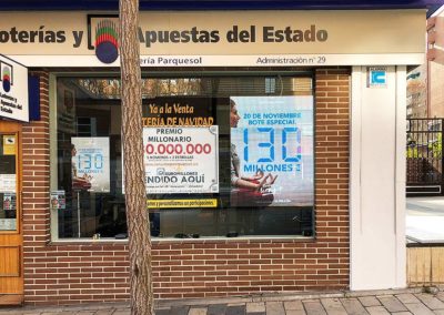 Pantallas led Loterias en Valladolid