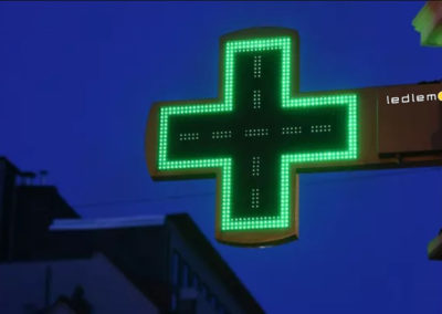 LED crosses for Pharmacies