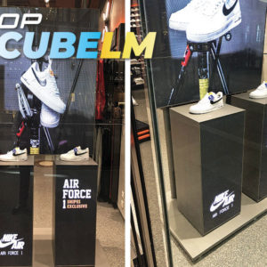 Pop Cube LED display for the retail sector