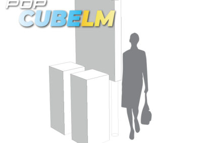 Pantalla LED para el sector retail Pop Cube