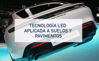 LED technology applied to floors and pavements