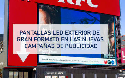 Outdoor LED screens in advertising campaigns