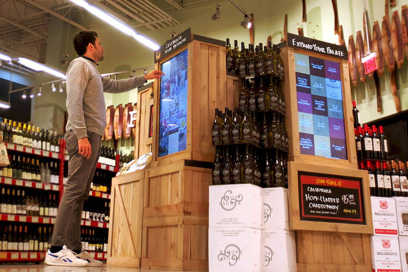 Multi Touch LED for supermarkets