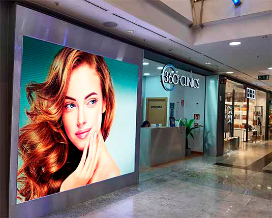 LED screens for hairdressers