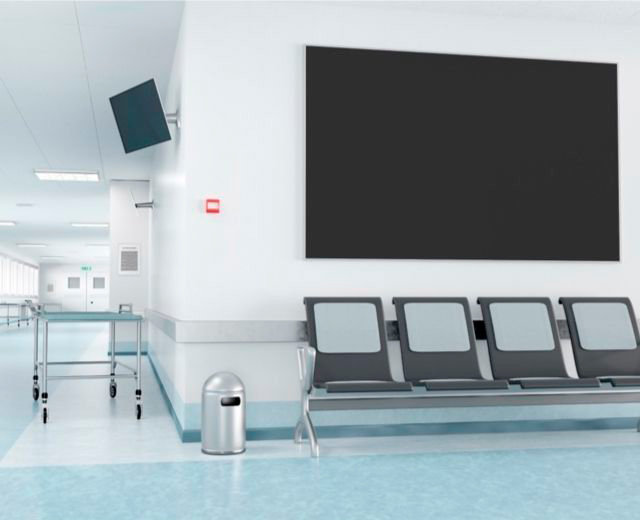 Led and lcd screens for clinics and hospitals
