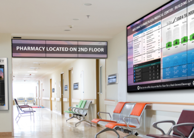 Led and lcd screens for clinics and hospitals