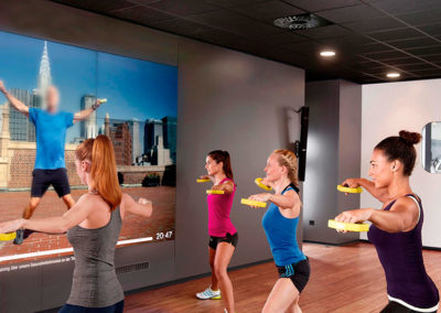 Led screens for gyms