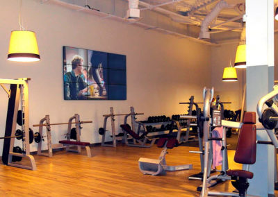 Led screens for gyms