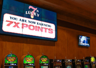 LED screens for casinos and game rooms