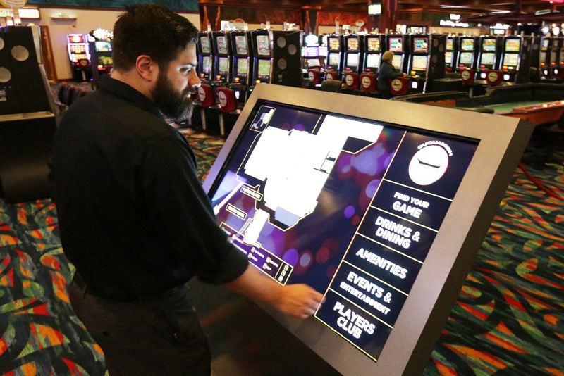 multitouch for casinos and game rooms