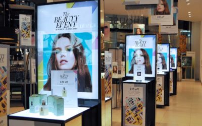 Points of sale with LED screens