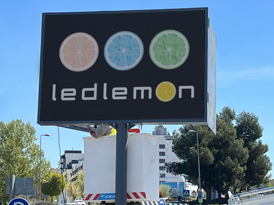 Monoposte LED ledlemon - compra o alquiler - instalación.